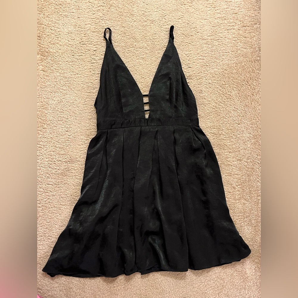 Free people black dress, size 6, worn once